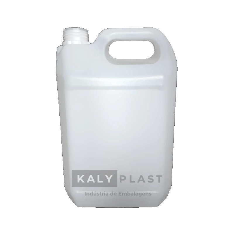 Embalagem de 5 litros com ou sem homologação do Inmetro Gargalo de 42mm