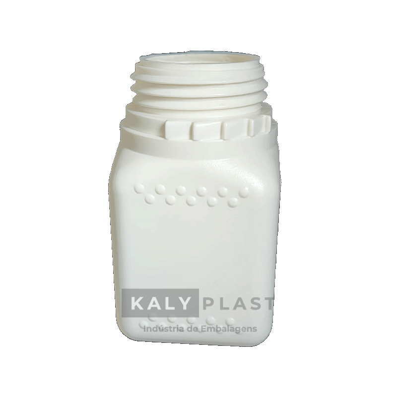 Pote quadrado 250ml com Gargalo de 45mm