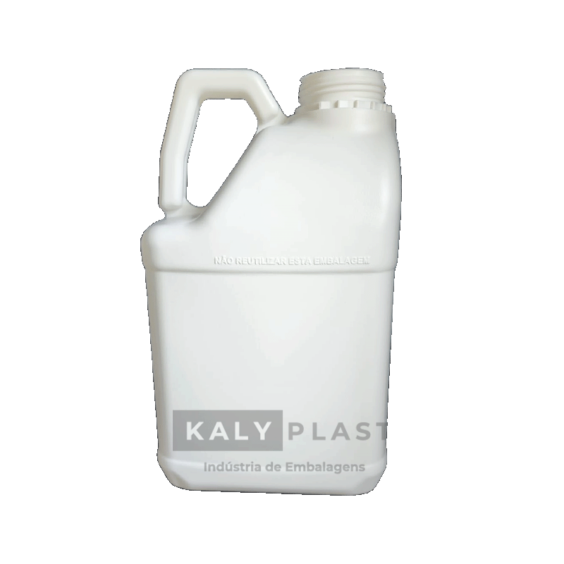 Embalagem 5 litros Agro com Alça e Gargalo de 63mm